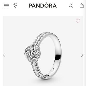 Pandora Shimmering Knot Ring